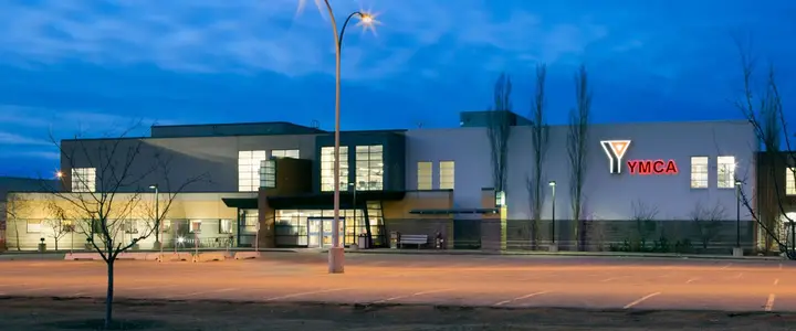 Building exterior at Jamie Platz Family YMCA