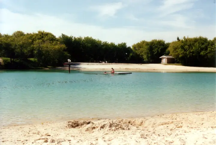 Pool at Kinsmen Lake (Stonewall Quarry Park)