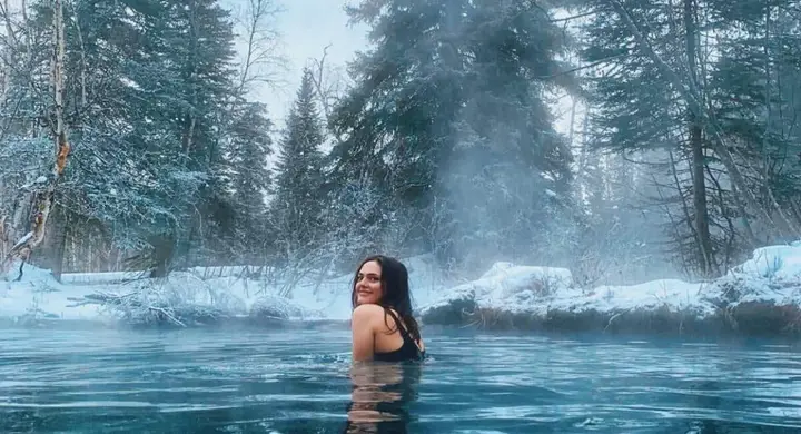 Pool at Liard River Hot Springs